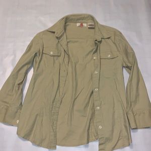 Weatherproof Ocre / Yellow Button Down Shirt